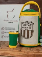 Kit de tereré Revestido en cuerina cuero personalizado en grabado